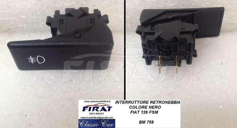 INTERRUTTORE RETRONEBBIA FIAT 126 FSM(758)